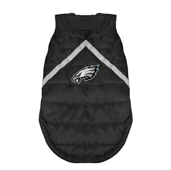 Philadelphia Eagles NFL Dog Pet Puffer Vest - Picture 1 of 4